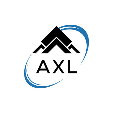 Initial AXL Letter Linked Logo for business and company identity. Modern AXL Letter Logo Vector Template with modern trendy golden logo.
