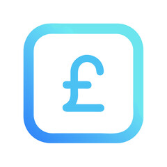 Pound Sterling symbol within a rounded square icon