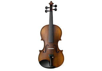 Violin isolated on transparent background.