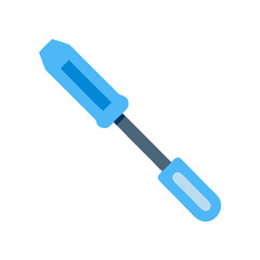 Blue tire pump illustration for vehicle maintenance and repair