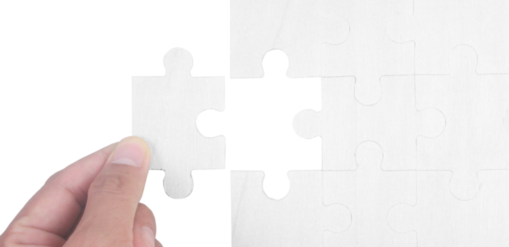 Engaging puzzle solving activity indoor environment visual content focused perspective concept of completion