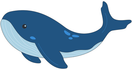 Cute Whale Cartoon