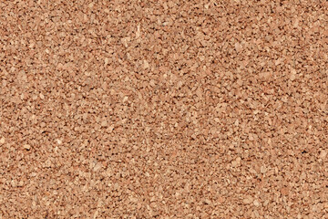 natural cork sheet with its brown honeycomb structure