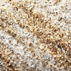Close-up of Beige Granite Countertop Showing Grains and Fine Details, Giving it a Textured, Natural Stone Appearance