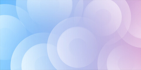 abstract background .blue and pink gradation. circle effect style. modern minimalist.eps 10