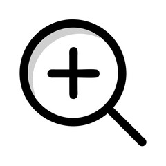 Fototapeta premium Curved gray line minimalist abstract composition on White Background