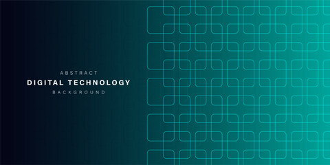 Emerald green abstract technology background. business technology communication. Hi tech digital connection. high tech. science. modern technology business concept. futuristic background.