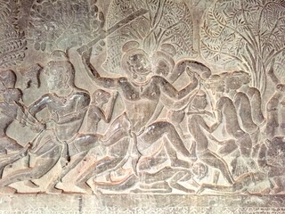 Battle Scene from the Khmer Empire