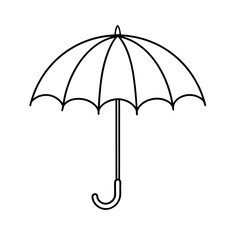 umbrella isolated on white background