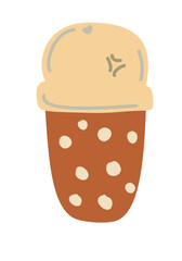 ice cream in a cup