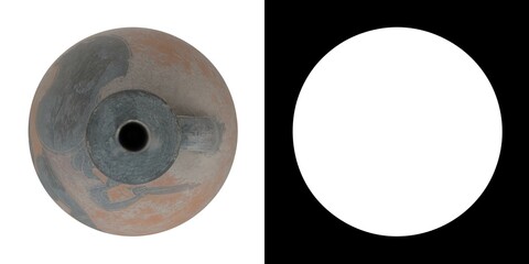 3D rendering illustration of an Ancient Greek Vase