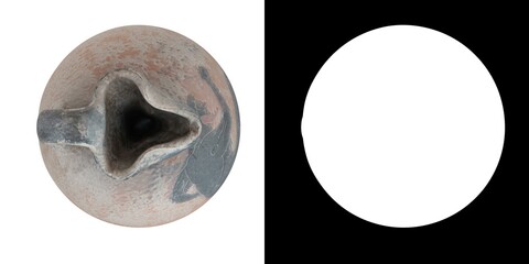 3D rendering illustration of an Ancient Greek Vase