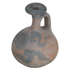 3D rendering illustration of an Ancient Greek Vase