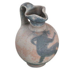3D rendering illustration of an Ancient Greek Vase