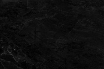 Black marble background and texture, horizontal shape
