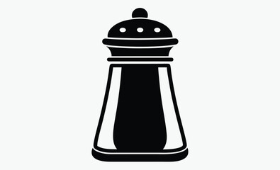 Salt Shaker Icon silhouette