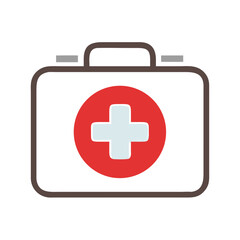 Obraz premium First Aid Kit Vector Icon - SVG Vector 