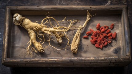 Traditional Chinese Medicinal Herbs, Macro Photography