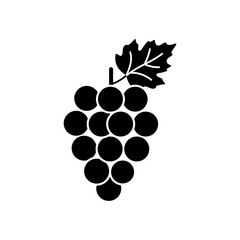 bunch of grapes vector illustration