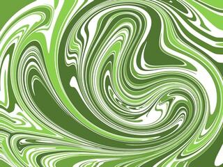 Abstract background with irregular patterns green and white