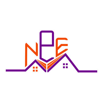 NPE Real State logo design, NPE simple and modern logo. NPE luxurious alphabet design