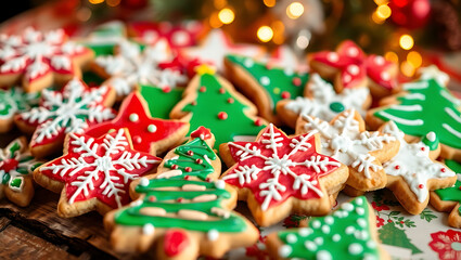 gingerbread cookies and Christmas decorations, 32K Revolution
