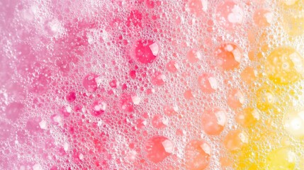 Fototapeta premium Iridescent soap bubble texture with full rainbow spectrum