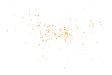 PNG Gold Dust Burst with Glowing Light and Magical Flare on Transparent Background for Luxury Celebration and Festive Effects