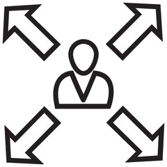 Leader Icon, Team Leader, Business Manager, Leadership, Executive Role