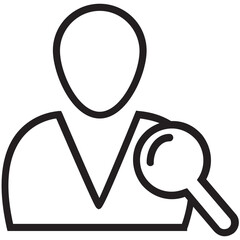 Search Applicant Icon, Job Candidate Search, Resume Screening, Hiring Process, Talent Recruitment