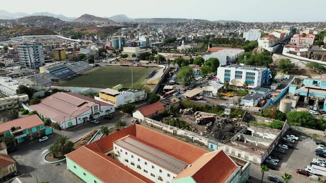 Praia, the capital city of Cape Verde Islands. 