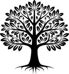 Obraz premium Vector Illustration of a Tree Design for Print or Digital Use
