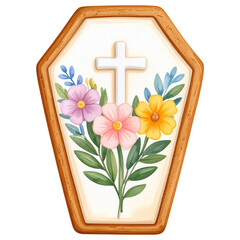 watercolor-style Halloween desserts, featuring cupcakes, donuts, candy, parfaits, Perfect for seasonal designs, stickers, scrapbooks, and party invitations. This charming set blends horror 