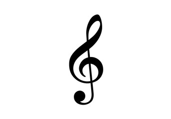 Obraz premium G Clef: Musical Notation Symbol