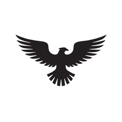 eagle logo vector Bold and clean eagle logo vector, with sharp lines and a strong silhouette 
