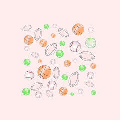 vector illustration of an abstract background