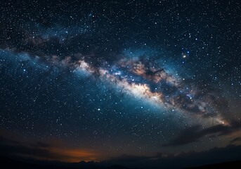 Milky Way Galaxy: Stunning Night Sky Panorama