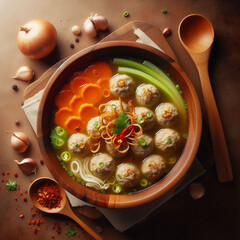 vegetable soup with meat