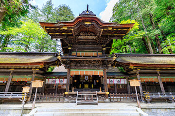 初夏の諏訪大社 下社 春宮　長野県諏訪郡　Suwa Taisha Shrine in early summer....