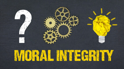 Obraz premium Moral integrity!