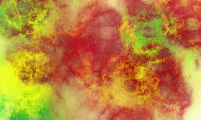 colorful   red and green   outer  space     background