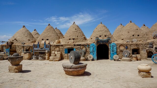 01_This is a fragment of the Historical cupola houses in Harran, Turkey.