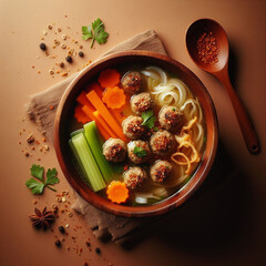 soup with vegetables