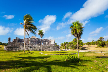 Mayan Tulum ruins  in Mexico