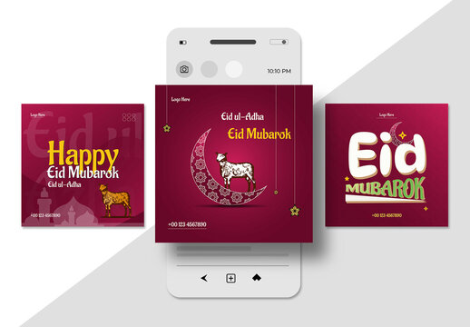Happy Eid Ul Adha Mubarak Social Media Post