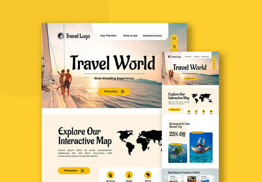 Travel Agency Newsletter Template