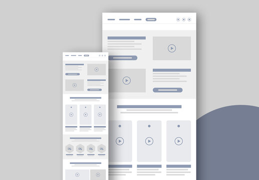 Wireframe Template Layout
