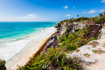 Mayan Tulum ruins  in Mexico
