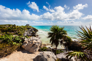 Mayan Tulum ruins  in Mexico