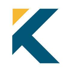 Letter K luxury logo design concept.